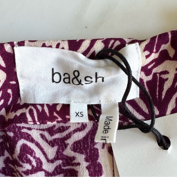 Ba&sh Loa Midi Dress Raisin Sz XS - Picture 5 of 11